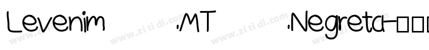 Levenim MT Negreta字体转换